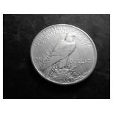 1921 Peace Silver Dollar High Relief. Key Coin.