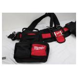 Milwaukee Contractor's Work Belt with Suspension Rig - Carpenters Pouch