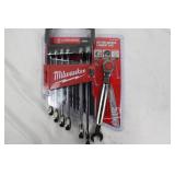 Milwaukee 48-22-9506 7-Pc Metric Ratcheting Wrench Set - Arc-Swing 2.5 Deg