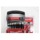 Milwaukee 48-22-9506 7-Pc Metric Ratcheting Wrench Set - Arc-Swing 2.5 Deg