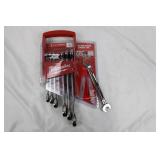 Milwaukee 7-Pc SAE Ratcheting Wrench Set with Case