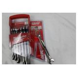 Milwaukee 7-Pc SAE Ratcheting Wrench Set with Case