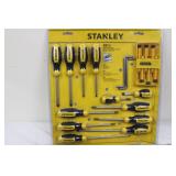 Stanley 20-Piece Screwdriver Set with Bi-Material Handles, 6-piece screwdriver set and storage organizer.