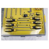 Stanley 20-Piece Screwdriver Set with Bi-Material Handles, 6-piece screwdriver set and storage organizer.