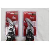 Milwaukee Aviation Snips Right-Hand Cut 18ga/22ga Forged Blades - Model 48-22-4522 (2-Pack)