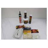 Imperial Fireplace Repair Lot - Replacement Gasket, High Temp Cement, Polish & Wicks