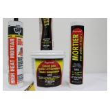 Imperial Fireplace Repair Lot - Replacement Gasket, High Temp Cement, Polish & Wicks