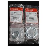 Halex RGD Conduit Locknut and Plastic Insulating Bushings Assortment (Lot of 6)