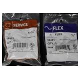 Halex, Ridgid, Flex & Master Electrician Electrical Connectors Assortment - EMT/NM/Chase Nipples