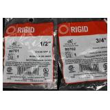 Halex, Ridgid, Flex & Master Electrician Electrical Connectors Assortment - EMT/NM/Chase Nipples
