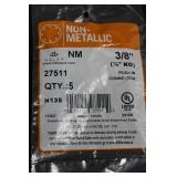 Halex, Ridgid, Flex & Master Electrician Electrical Connectors Assortment - EMT/NM/Chase Nipples