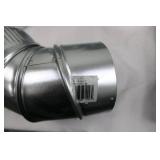 Selkirk GV Series Galvanized Vent Duct Fittings - 8in-7in & 5in-4in Reducers, 90deg Elbows 26ga