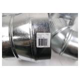 Selkirk GV Series Galvanized Vent Duct Fittings - 8in-7in & 5in-4in Reducers, 90deg Elbows 26ga