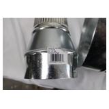 Selkirk GV Series Galvanized Vent Duct Fittings - 8in-7in & 5in-4in Reducers, 90deg Elbows 26ga