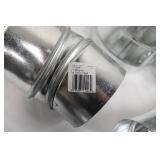 Selkirk GV Series Galvanized Vent Duct Fittings - 8in-7in & 5in-4in Reducers, 90deg Elbows 26ga