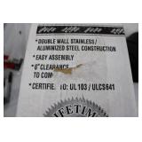 Listed Chimney Connector Model DSP - 6-Inch Double-Wall Stainless/Aluminized Steel