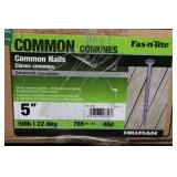 Hillman PROFIT 40D Common Framing Nails - 5-Inch, Hot-Dipped Galvanized (Lot of 2)