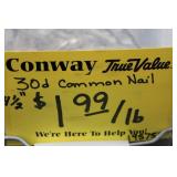 Hillman PROFIT 40D Common Framing Nails - 5-Inch, Hot-Dipped Galvanized (Lot of 2)
