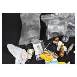 Assorted Brass Gas Fittings & Valves - 1/4 Turn, Flare & NPT Adapters