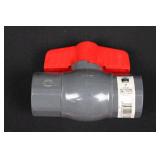 Mueller Global BK PVC Ball Valves - Assorted Sizes 1/2, 3/4, 1 Inch (20 piece)