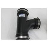 PlumQwik PQT-400 & PQT-300 Plumbing Elbows (4x4 & 3x3) with Clamps
