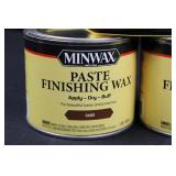 Minwax Stainable Wood Filler & Paste Finishing Wax Assorted 1-LB Cans (Lot of 6)