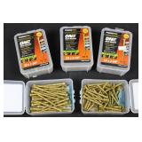PowerPro ON1 Multi-Material Exterior Screws - 1/4 x 1-1/4, 2-1/4 in & 2-3/4 in (Lot of 5)