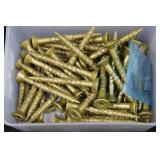 PowerPro ON1 Multi-Material Exterior Screws - 1/4 x 1-1/4, 2-1/4 in & 2-3/4 in (Lot of 5)