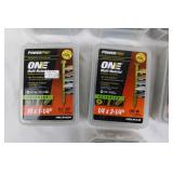 PowerPro ONE Multi-Material Exterior Screws - 1/4 in Assorted Lengths (Lot of 7)