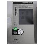 Legrand Power Outlet Surface Mount Outlets - NEMA 14-50R, 50A & Eaton Bag