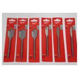 Milwaukee Flat Boring Bits - Assorted Sizes