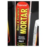 Imperial Stove Care Lot - Stove Polish Liquid, Hi-Temp Cement, Replacement Gasket, Glass Fiber Wick