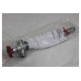 3/4 in MIP Anti-Siphon Valve with Red Handle - Chrome Plated, Not for Potable Water