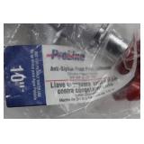 3/4 in MIP Anti-Siphon Valve with Red Handle - Chrome Plated, Not for Potable Water