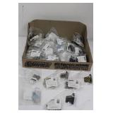 Amerock Assorted Magnetic Catch & Overlay Hinges Hardware - Mixed Finishes