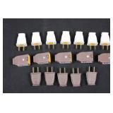 Assorted Electrical Connectors - 2-Pin Quick Disconnect Terminals & 2-Terminal Plug Blocks