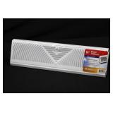 TRUaire 18-Inch Floor Diffuser - 3-Way Air Deflection, White Paintable Surface (new)