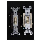 Assorted Light Switches & Duplex Receptacles - 15A 120V - Mixed Brands