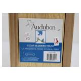 Audubon Cedar Bluebird House - Cedar Birdhouse for Bluebirds