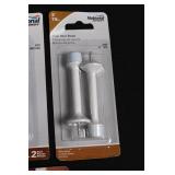 National Hardware Door Stops (Lot of 6) White Finish - Hinge Pin & Soft Wall Stops