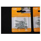 National Hardware Assorted Screw Eyes, Hooks & Cup Hooks - Zinc Plated (WeatherGuard) - Mixed Packs