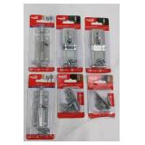 National Hardware Barrel Bolt & Swivel Staple Safety Hasps Assortment (Lot of 6)