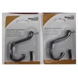 National Hardware Coat Hooks & Heavy Duty Coat Hook - Oil Rubbed Bronze (N330-886 / V166)
