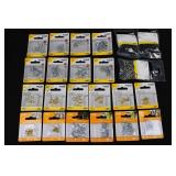 National Hardware Assorted Hooks & Eyes, Cup Hooks, Ceiling Hooks, Screw Eyes (Brass & Zinc, 23 piece)