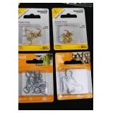 National Hardware Assorted Hooks & Eyes, Cup Hooks, Ceiling Hooks, Screw Eyes (Brass & Zinc, 23 piece)