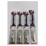 National Hardware Cabinet Pulls 5-3/4 in Black & 6-1/2 in Brass (Lot of 8)