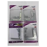National Hardware Corner Braces Zinc Plated Assorted Sizes - 3-1/2 x 5/8 in & 3 x 3/4 in (4 Pcs)