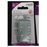 National Hardware Mending Braces Zinc Plated WeatherGuard Assorted Sizes (6 packs)