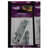 National Hardware Mending Braces Zinc Plated WeatherGuard Assorted Sizes (6 packs)