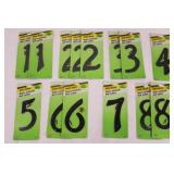 HY-KO Satin Black Numbers 1-6 - 4-Inch House Digits (BK-40)